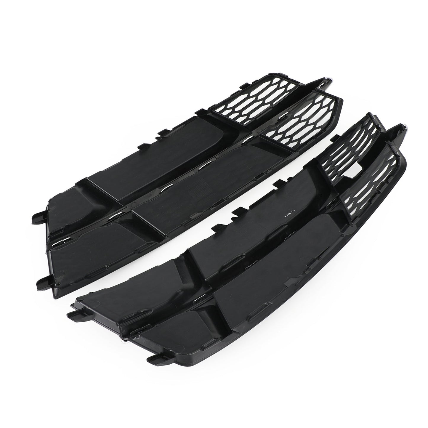 Paraurti anteriore griglia inferiore griglia per Audi A6 C7 S-Line 2016-2018 nero cromato generico