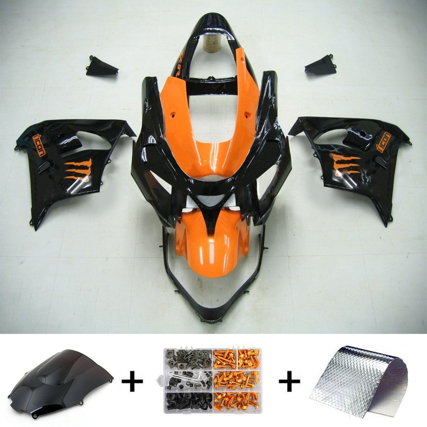 Kit carenatura per Kawasaki ZX9R 2002-2003 Generico