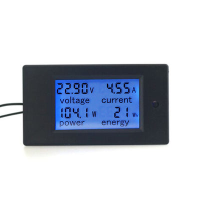 DC 20A 100V LCD Digital Volt Tensione Watt Corrente Misuratore di potenza Amperometro Voltmetro