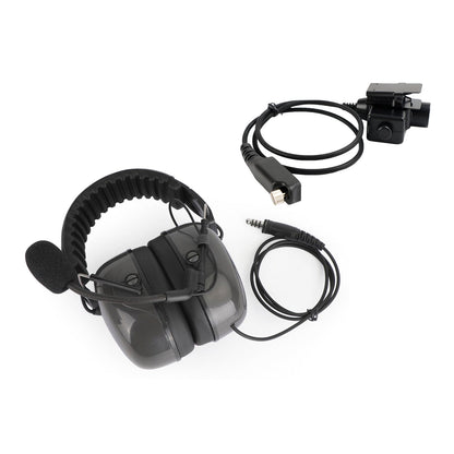 Cuffia regolabile con cancellazione del rumore 7.1-C5 per Sepura STP8000 STP8030 STP8035