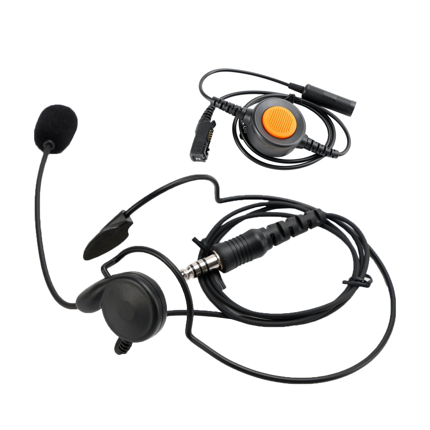 Per IMTP3100 MTP3150 MTP3250 Cuffie tattiche con spina per montaggio posteriore a 6 pin PTT 7.1-C7