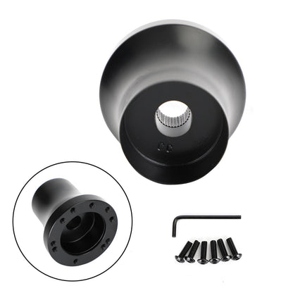 Mozzo adattatore per volante in alluminio per carrello da golf adatto per Club Car DS 1984-up nero generico