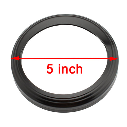 5" custodia tachimetro protezione coperchio contagiri per Glide Softail Fat Boy Fxst Silve