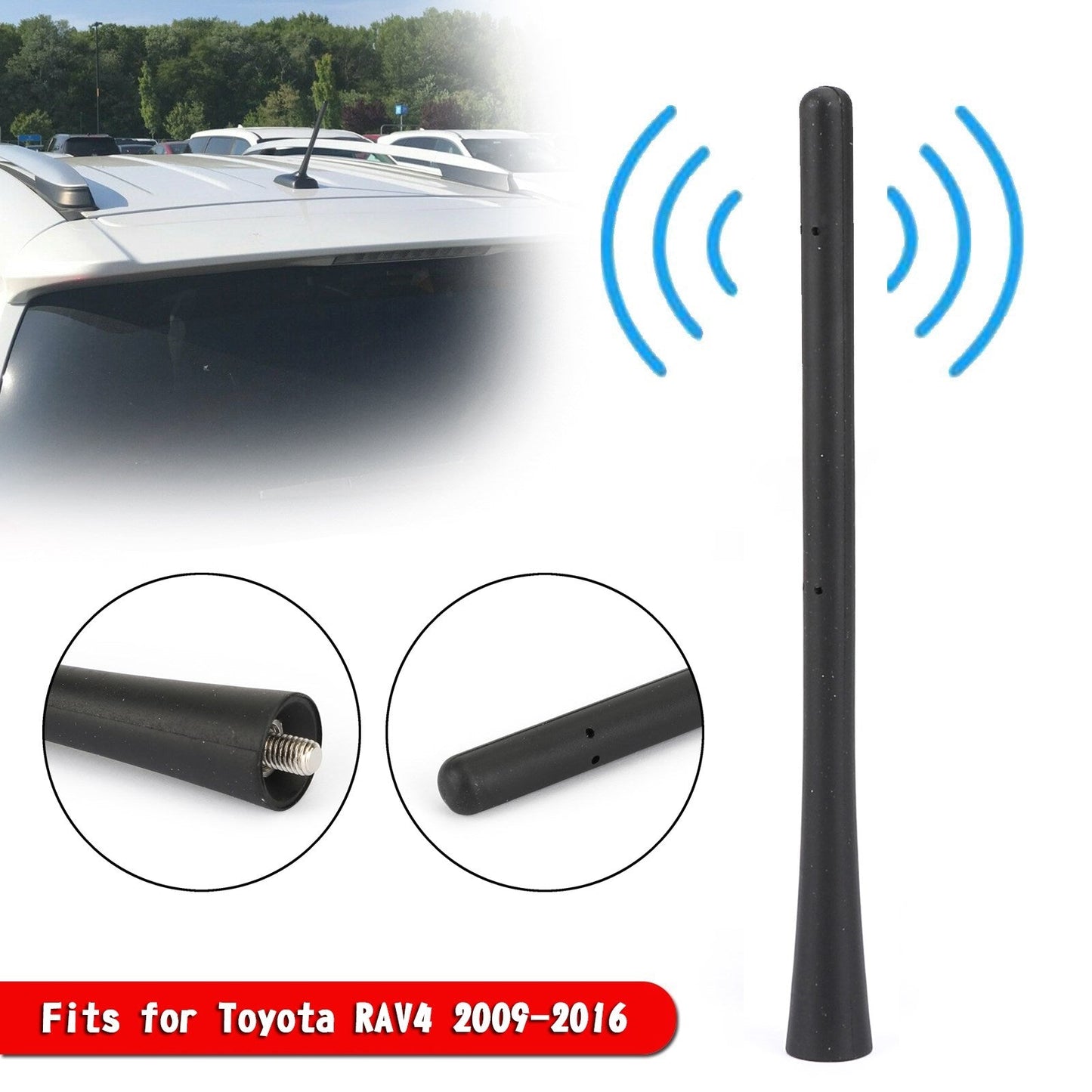 7" antenna per auto 863090R010 per Toyota RAV4 2009-2016 generico