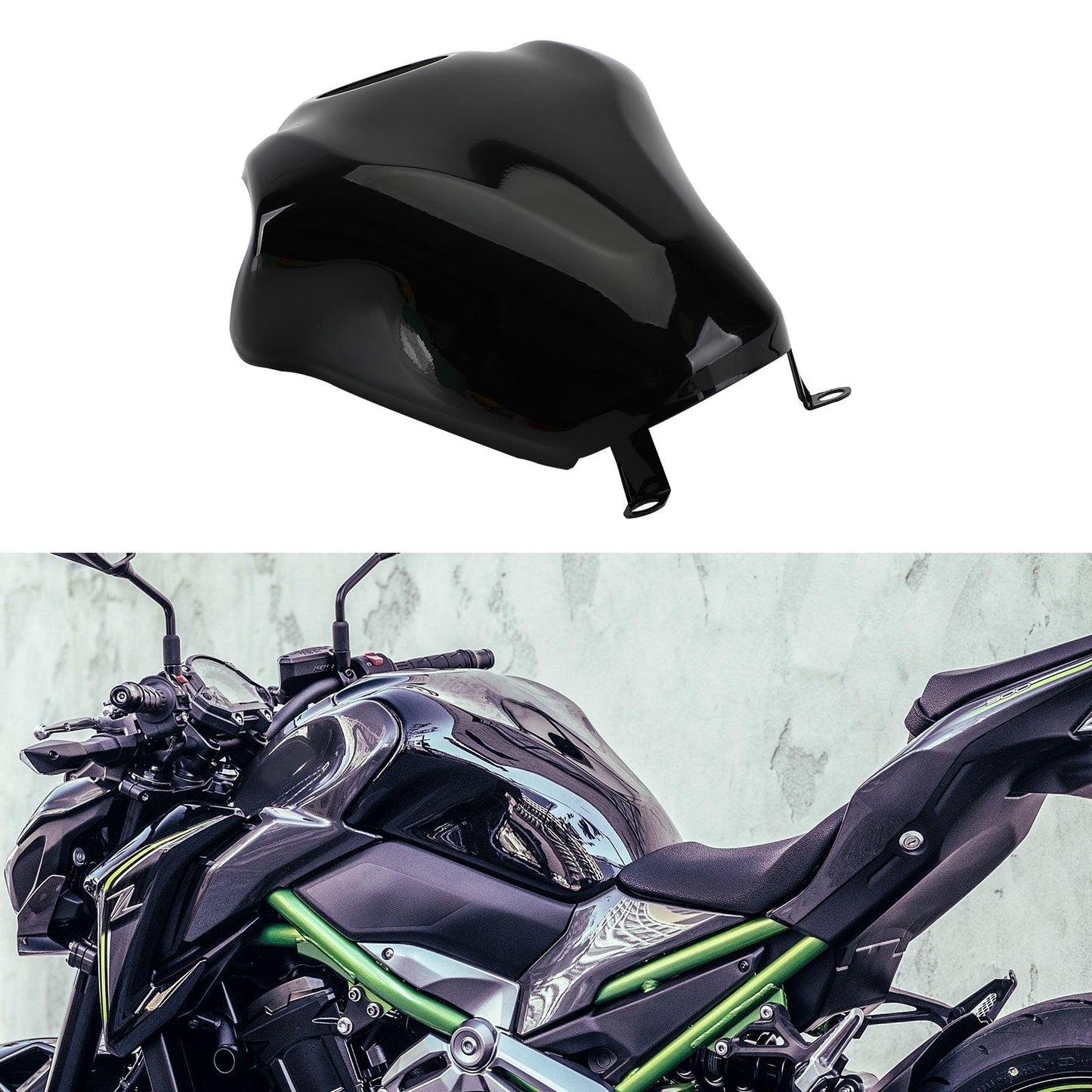 Le migliori offerte per Kawasaki Z900 17-19 Gloss Black Generic