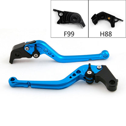 Leve freno frizione lunghe per Kawasaki ZZR/ZX1400 SE versione 2016-2017 nere generiche