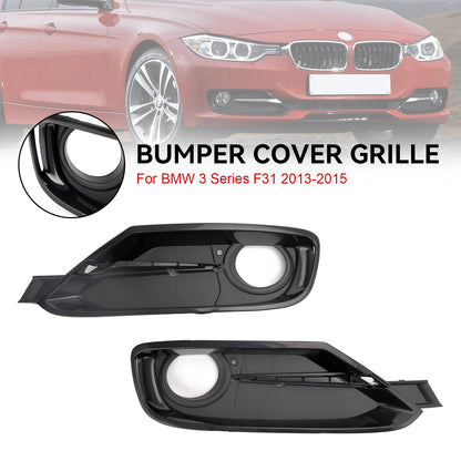 BMW Serie 3 F30 F31 2013-2015 2 coperture per griglia fendinebbia per paraurti anteriore