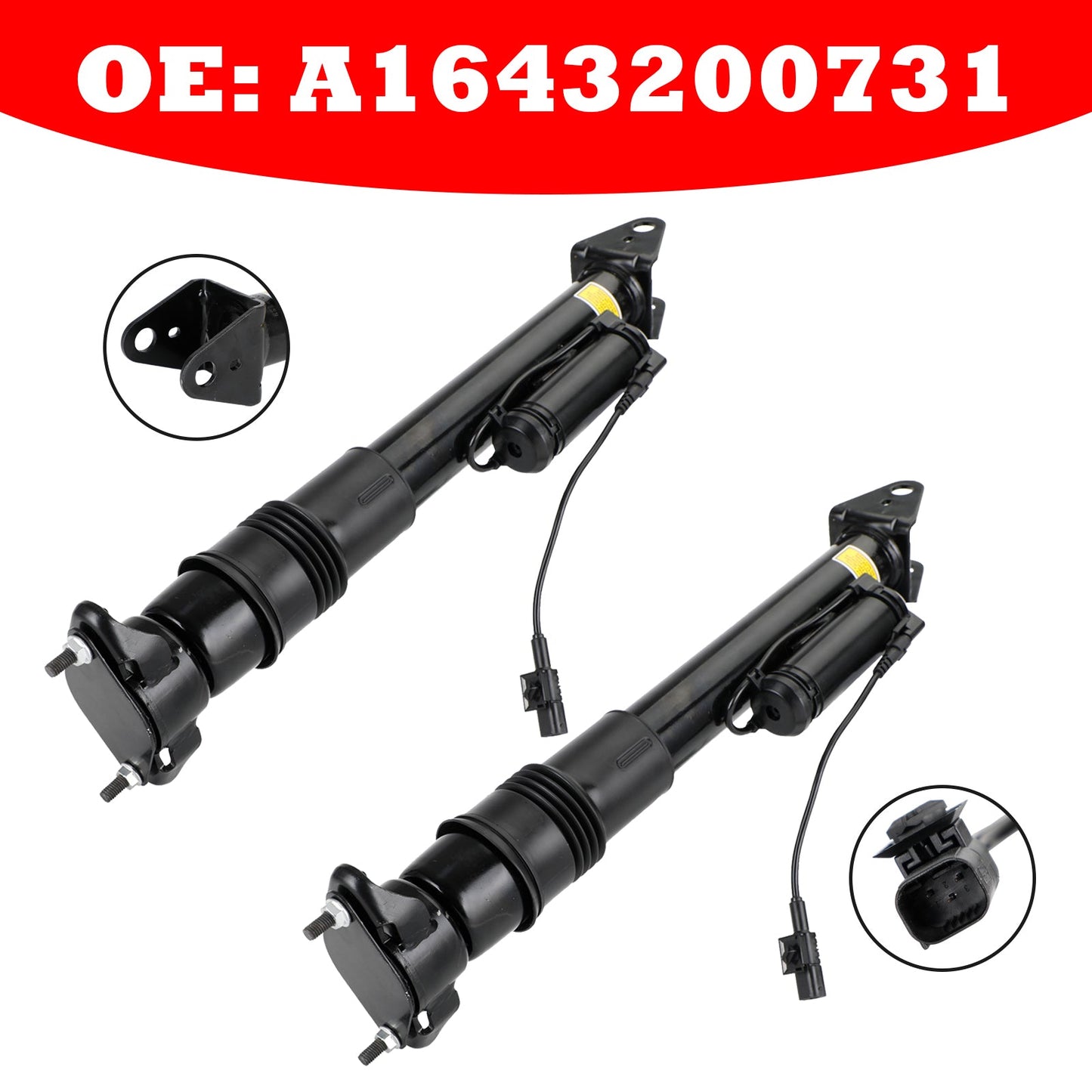 2005-2009 Mercedes-Benz ML500 W164 Sport Utility Coppia Struts Ammortizzatore Posteriore A1643203031