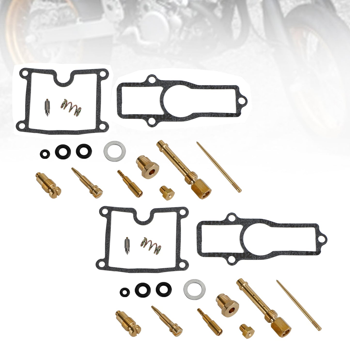 2X 1980-1983 Kit ricostruzione carburatore Kawasaki Z400 KZ400FX KZ550 GPZ550