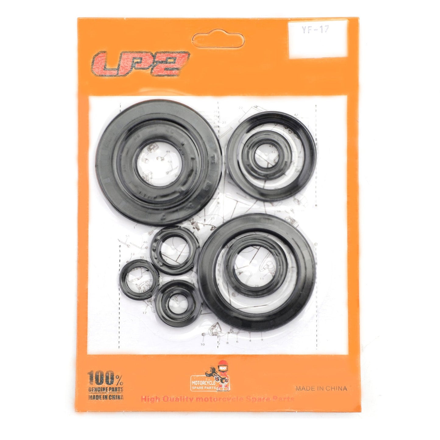 Kit guarnizioni olio motore Set 9 pezzi guarnizioni per Honda CRF450R CRF450 CRF 450 R 2009-2014 Generico