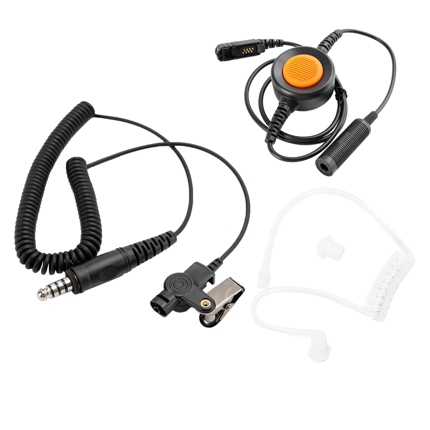Per IMTP3100 MTP3150 MTP3250 6Pin U94 PTT 7.1-A3 Cuffia a tubo trasparente singolo
