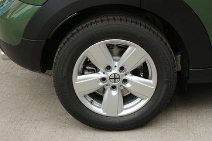 Coprimozzo coprimozzo emblema distintivo decalcomania Black Union Jack UK Flag per Mini Cooper generico