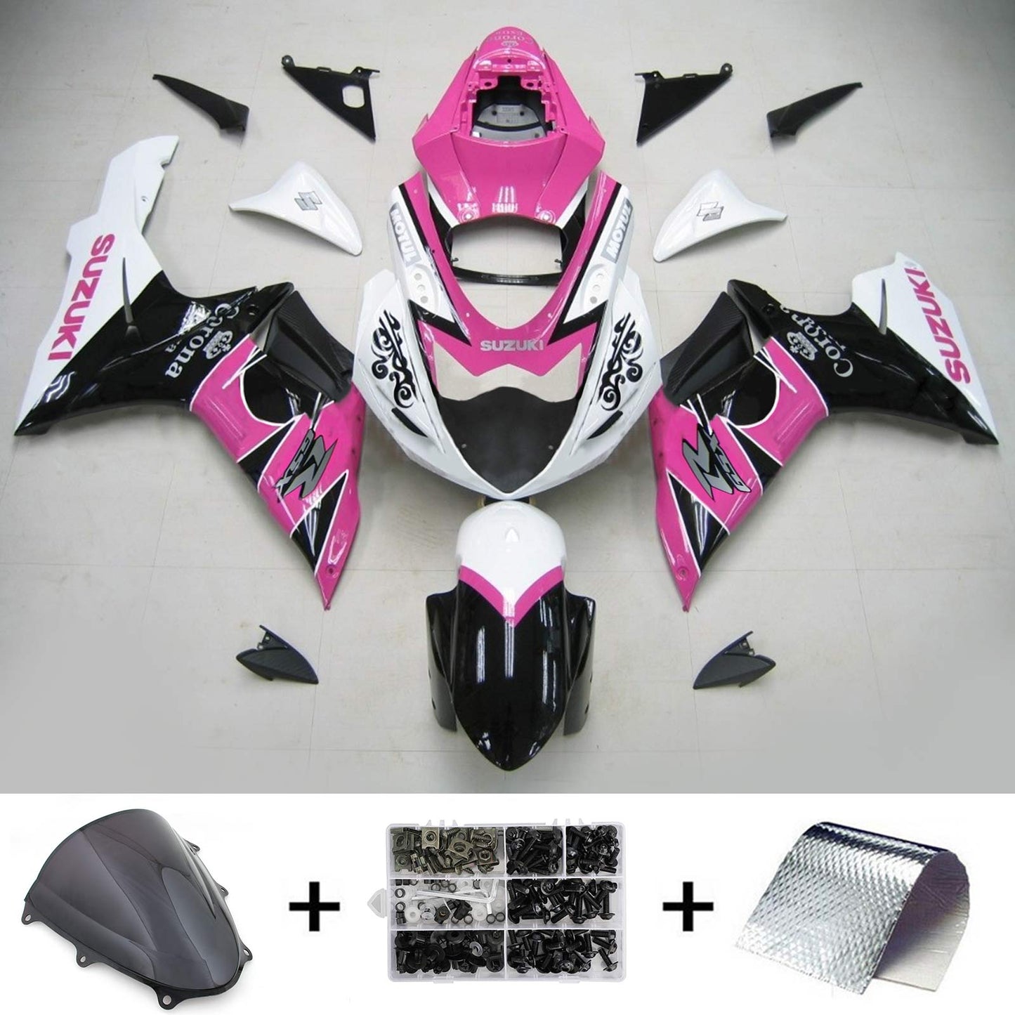 Suzuki GSXR 600/750 2011-2022 Kit carena K11 Carrozzeria Plastica ABS