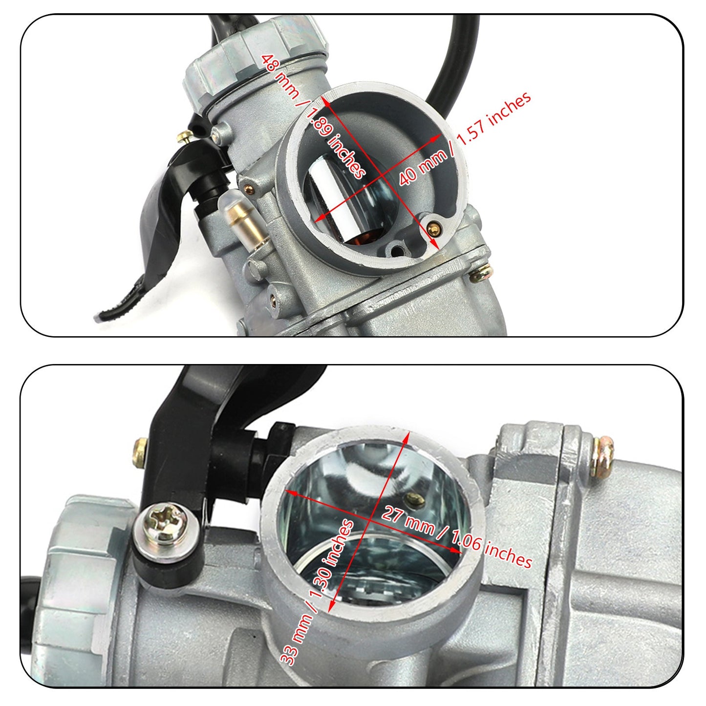 PE26 26mm Perfromance Carburatore Carb Per NSR140 Moto Scooter ATV Generico