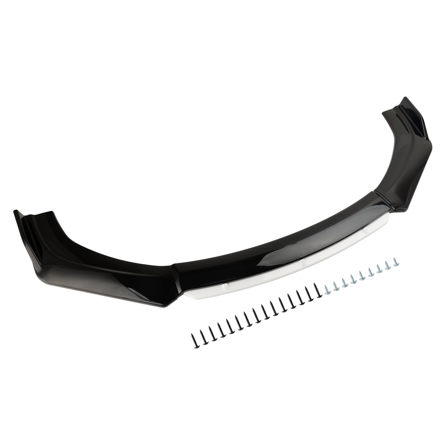 Protezione universale per diffusore splitter per paraurti anteriore per auto universale nero bianco