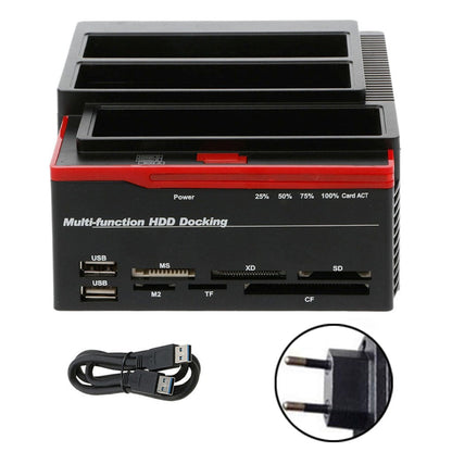 Multifunzione 2.5 3.5" HDD Docking Station UKB 3.0 Clone Hard Drive Card EU