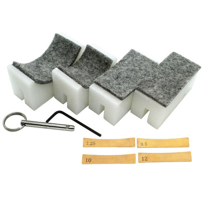 Morsetto per pressa per tasti per chitarra portatile con 4 presse per collo imbottite Strumento di riparazione per chitarra