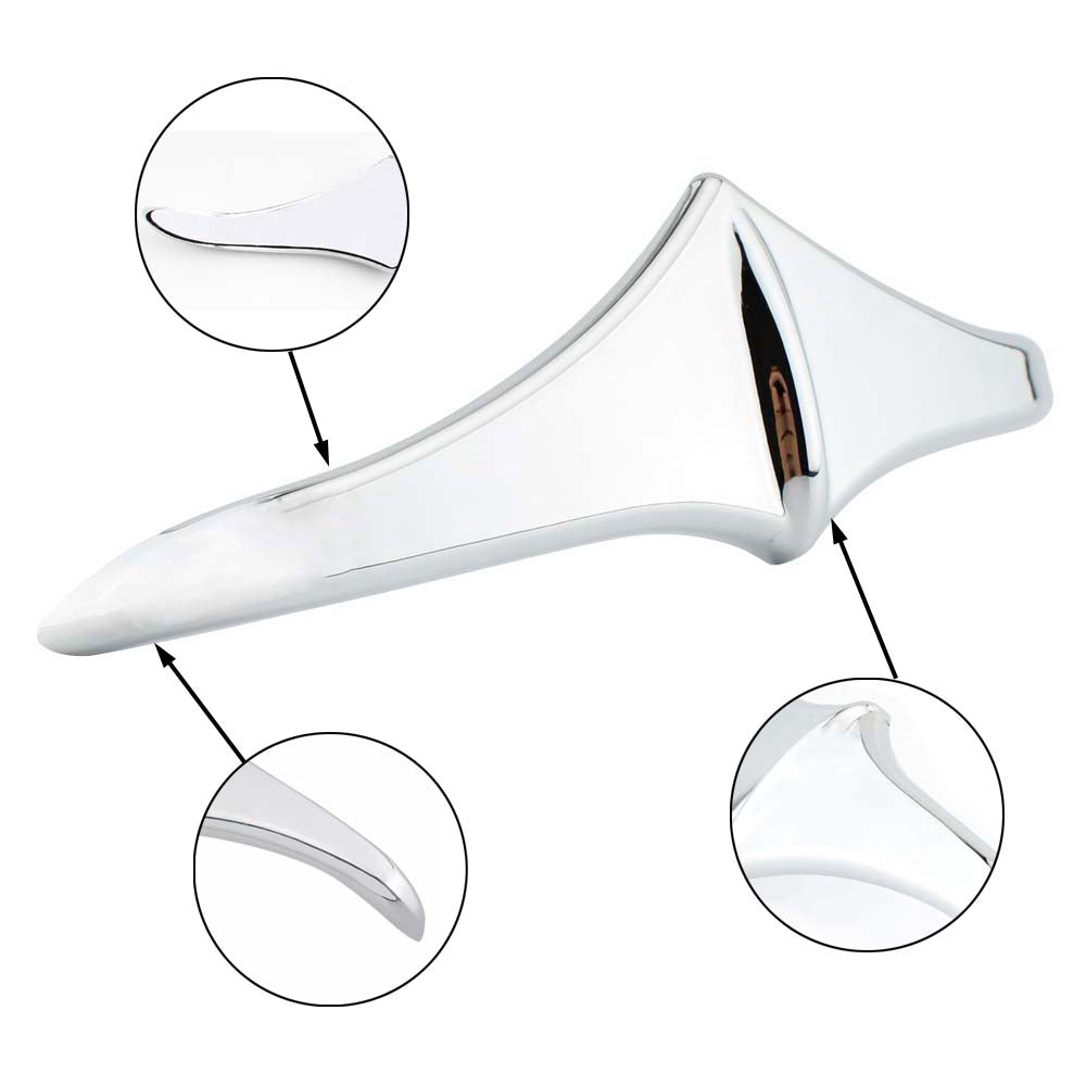 Touring FLHX FLTR Parafango anteriore posteriore Leading Edge Tip Trim Accent Chrome