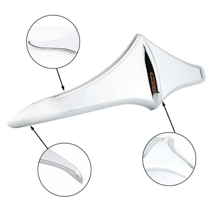 Touring FLHX FLTR Parafango anteriore posteriore Leading Edge Tip Trim Accent Chrome