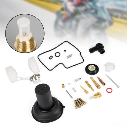 Carburatore Carb Rebuild Kit Con stantuffo e galleggiante adatto per Honda VLX400 Steed 400 Generico