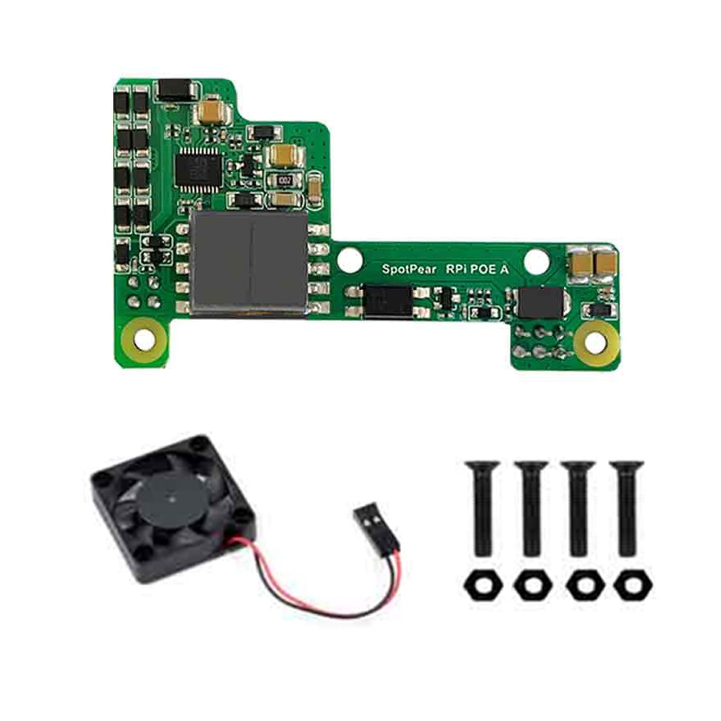 Il modulo di espansione alimentatore Ethernet Raspberry Pi Poe supporta 3B+/4B con ventola
