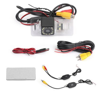 Bmw E46 E39 E70 E71 x3 x5 E60 E61 E90 E91 E92 Telecamera retromarcia wireless 12Led