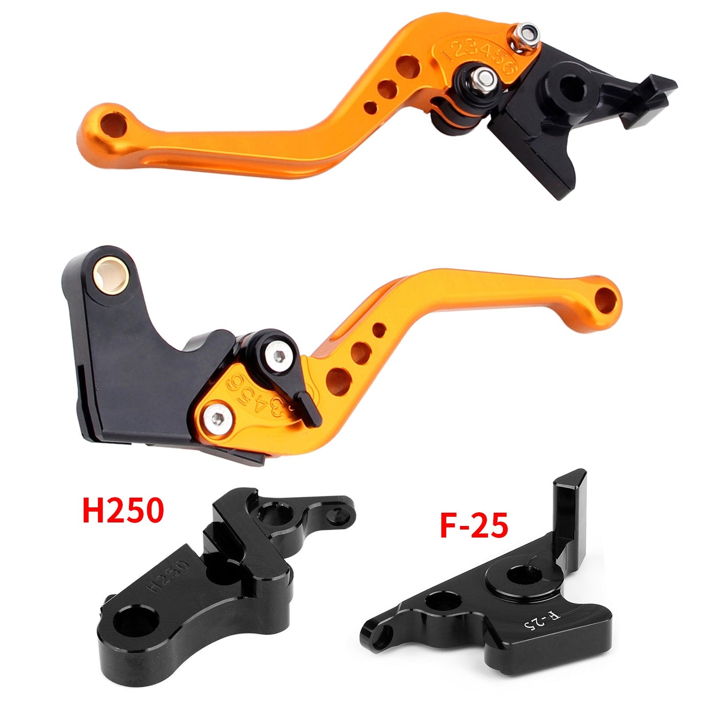 Leva freno frizione corta per Honda CB500F CBR500R 13-15 CBR300RR CB300F 14-16 Generico