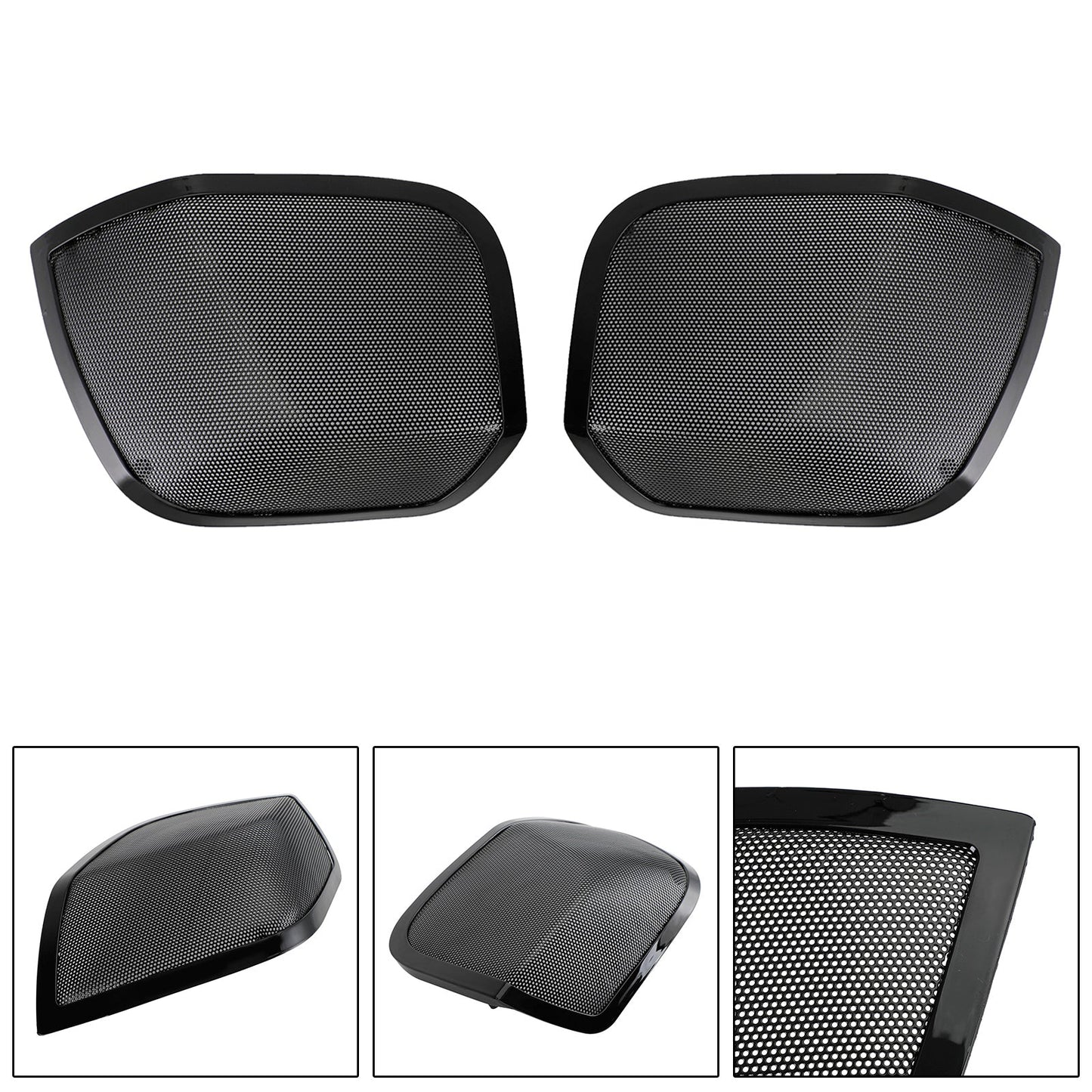 2014-2022 Touring Road King Glide Bisaccia Coperchio Altoparlante Griglia 5"X7"