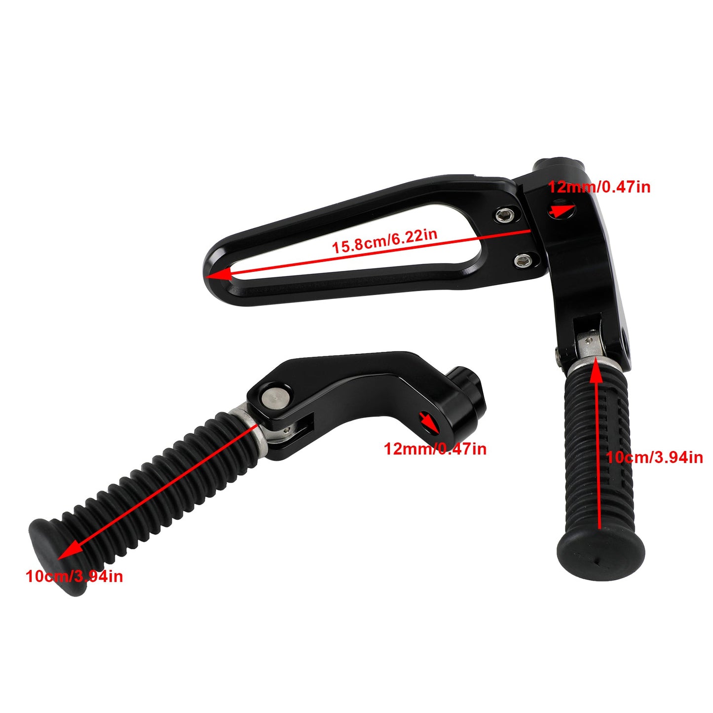 BMW R18 2020-2022 Kit di montaggio pedana passeggero pedale poggiapiedi posteriore