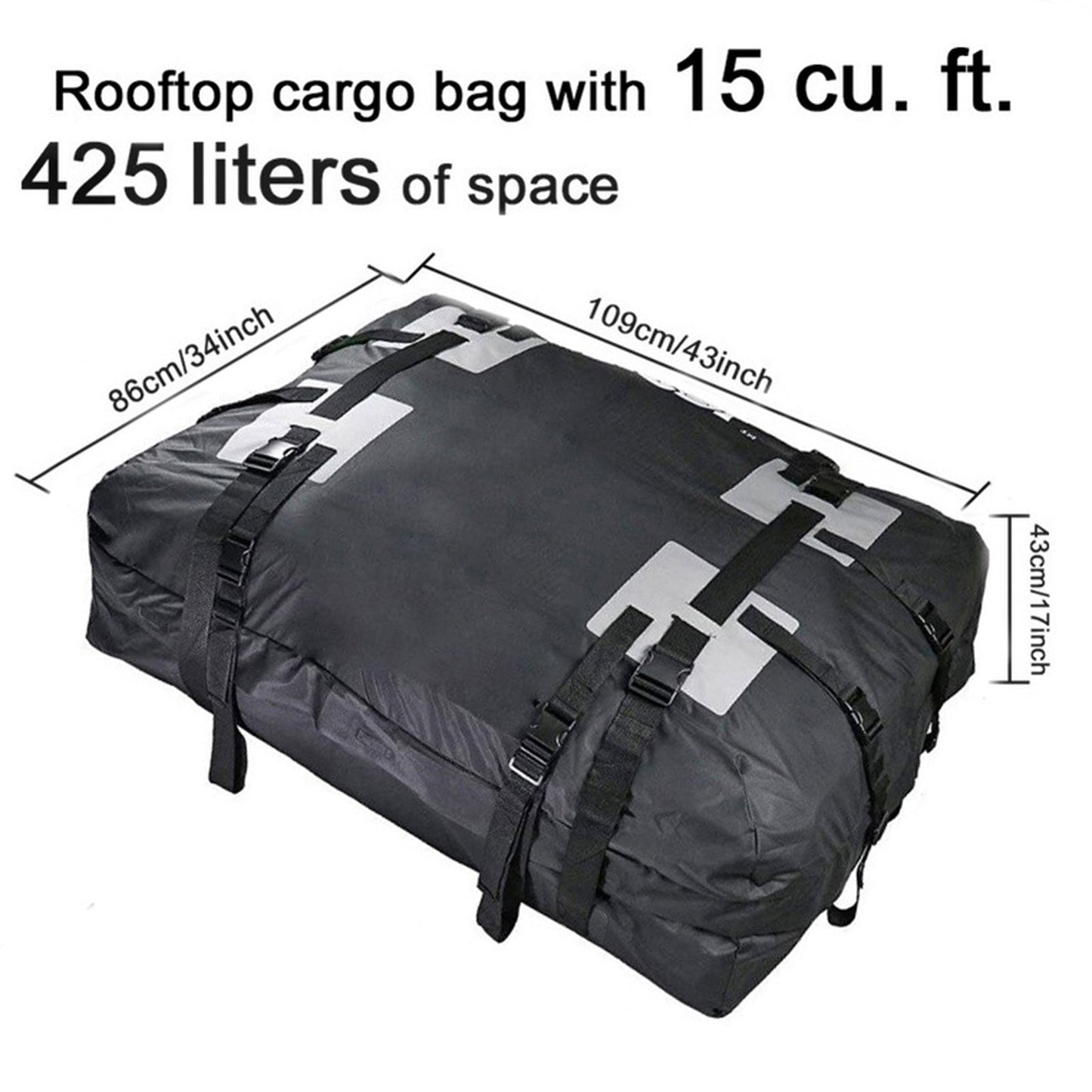 Impermeabile Car Roof Top Rack Carrier Cargo Bag Deposito bagagli Borsa da viaggio