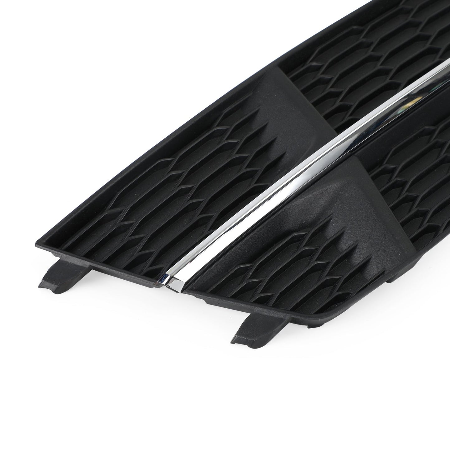 Paraurti anteriore griglia inferiore griglia per Audi A6 C7 S-Line 2016-2018 nero cromato generico