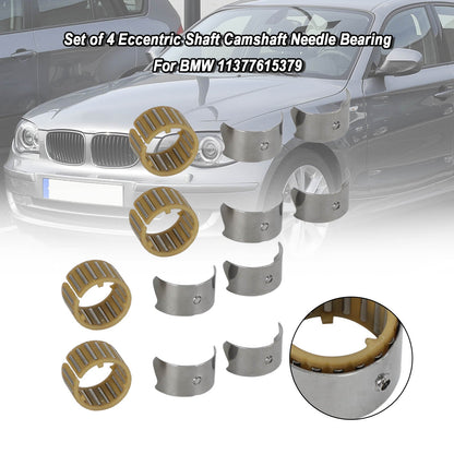 BMW 11377615379 Set di 4 cuscinetti ad aghi dell'albero a camme dell'albero eccentrico