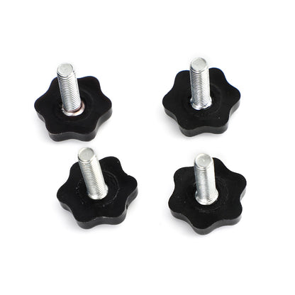 4Pcs Bisaccia Leva di Bloccaggio Bulloni e Dadi Kit Adatto Per Glide King Touring 96-19 Argento Generico