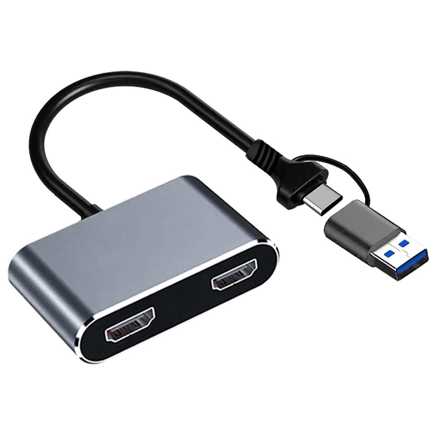 Notebook convertitore USB 3.0 da tipo C a doppio HD 1080P con stessa estensione del display dello schermo