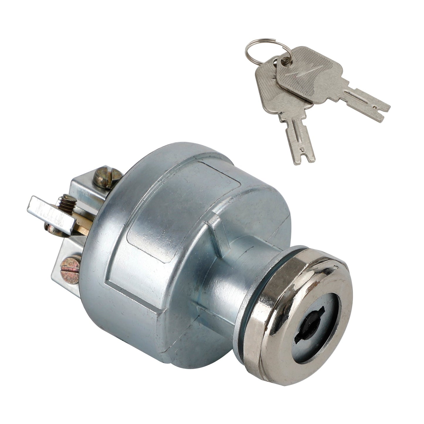 Interruttore di accensione per carrello elevatore Clark 1723186 2339413 272041 7004210 con 2 chiavi