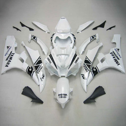 Amotopart Yamaha 2006-2007 YZF 600 R6 White