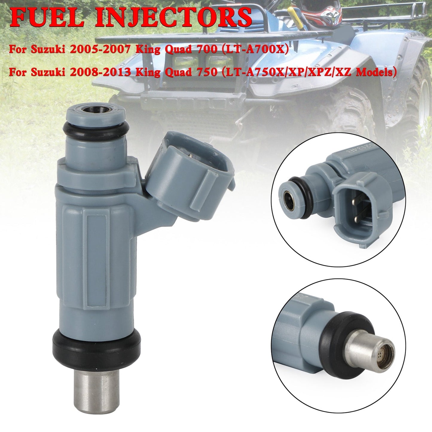 Suzuki King Quad 750 LT-A700 LT-A750 ATV 15710-31G01 Ugello iniettore carburante