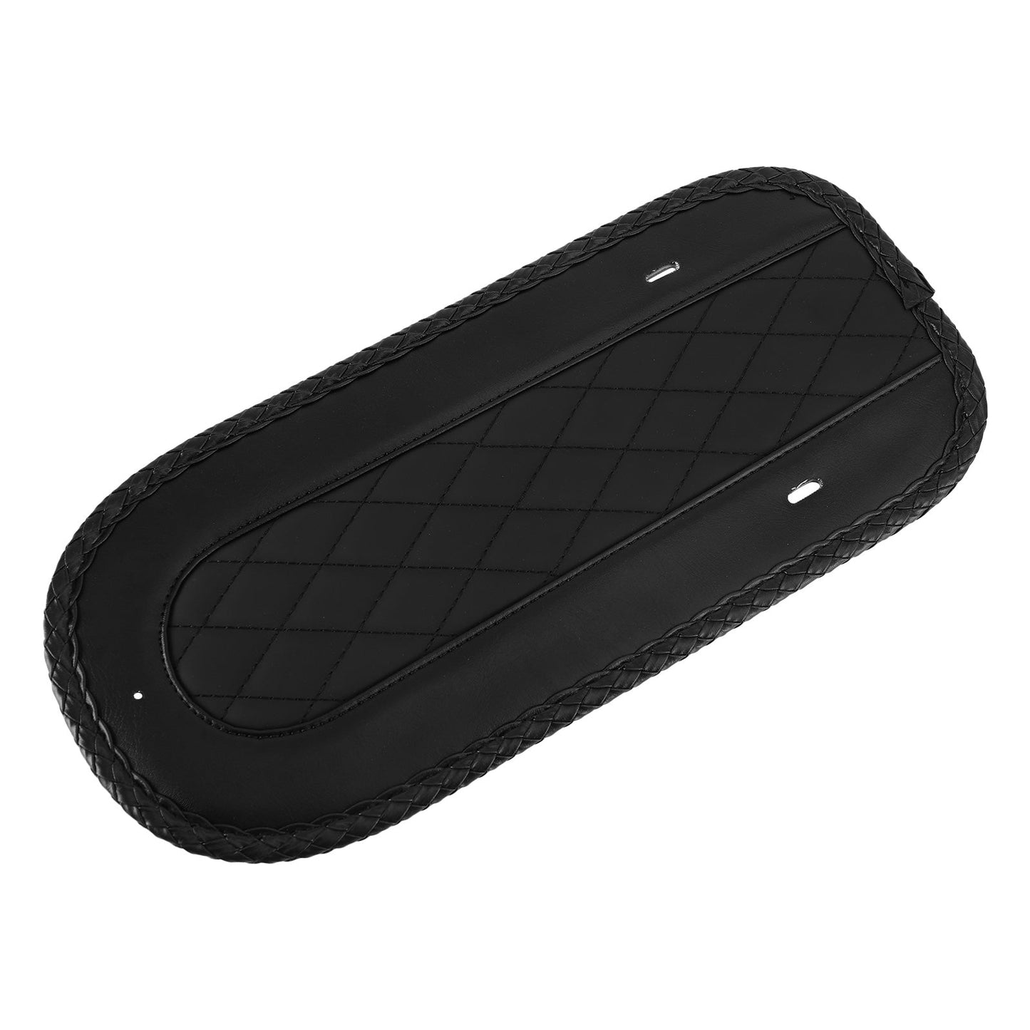 Sella monoposto in pelle PU con bretelle parafango posteriore per Touring Road Glide FLHX 2008-2020 Generico
