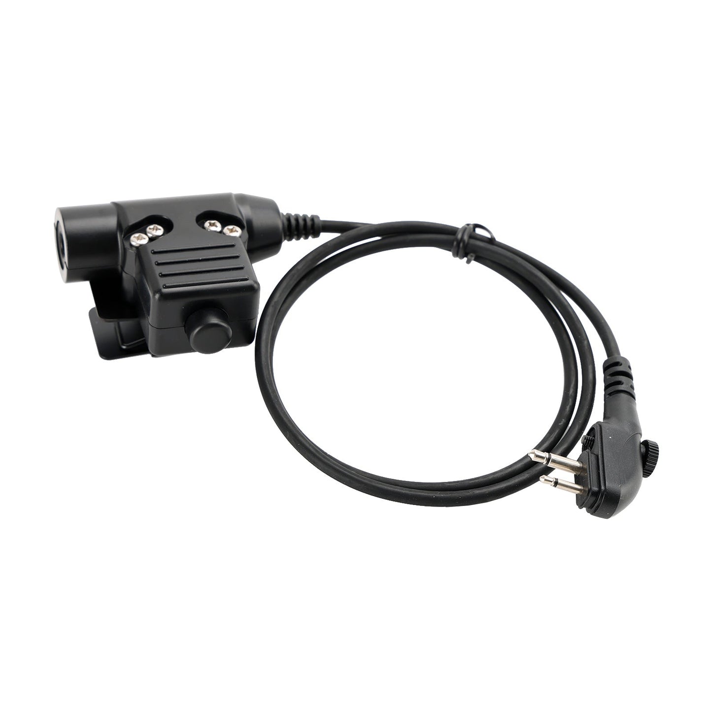 Per Hytera PD415 PD500 PD565 6Pin U94 PTT 7.1-A3 Cuffia a tubo singolo trasparente