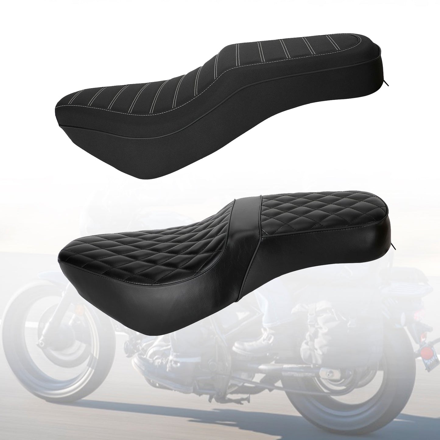 2021-2022 HONDA Rebel 1100 CM1100 Sella passeggero pilota con cuscino completo nero opaco