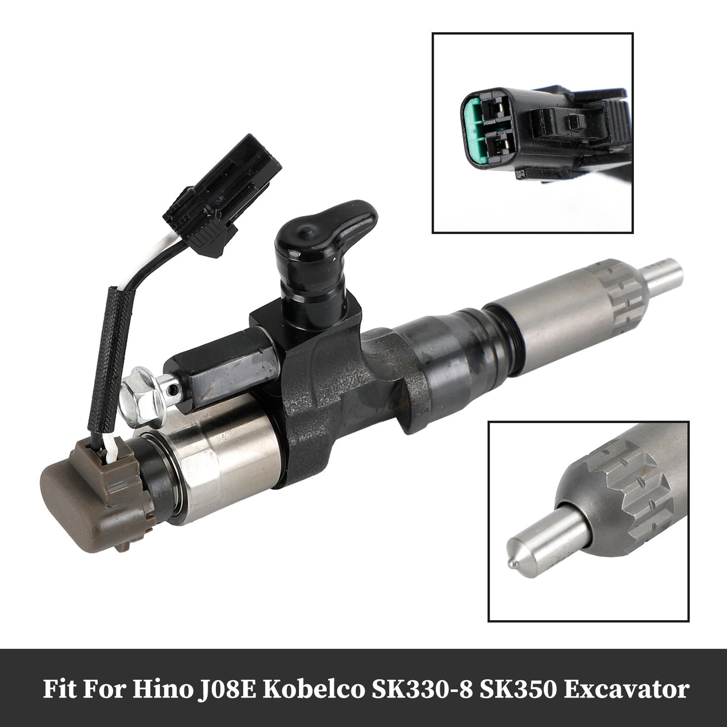 1984-2018 Hino J08E Kobelco 3.8 4.7 Diesel 1PCS Iniettori di carburante 095000-6593
