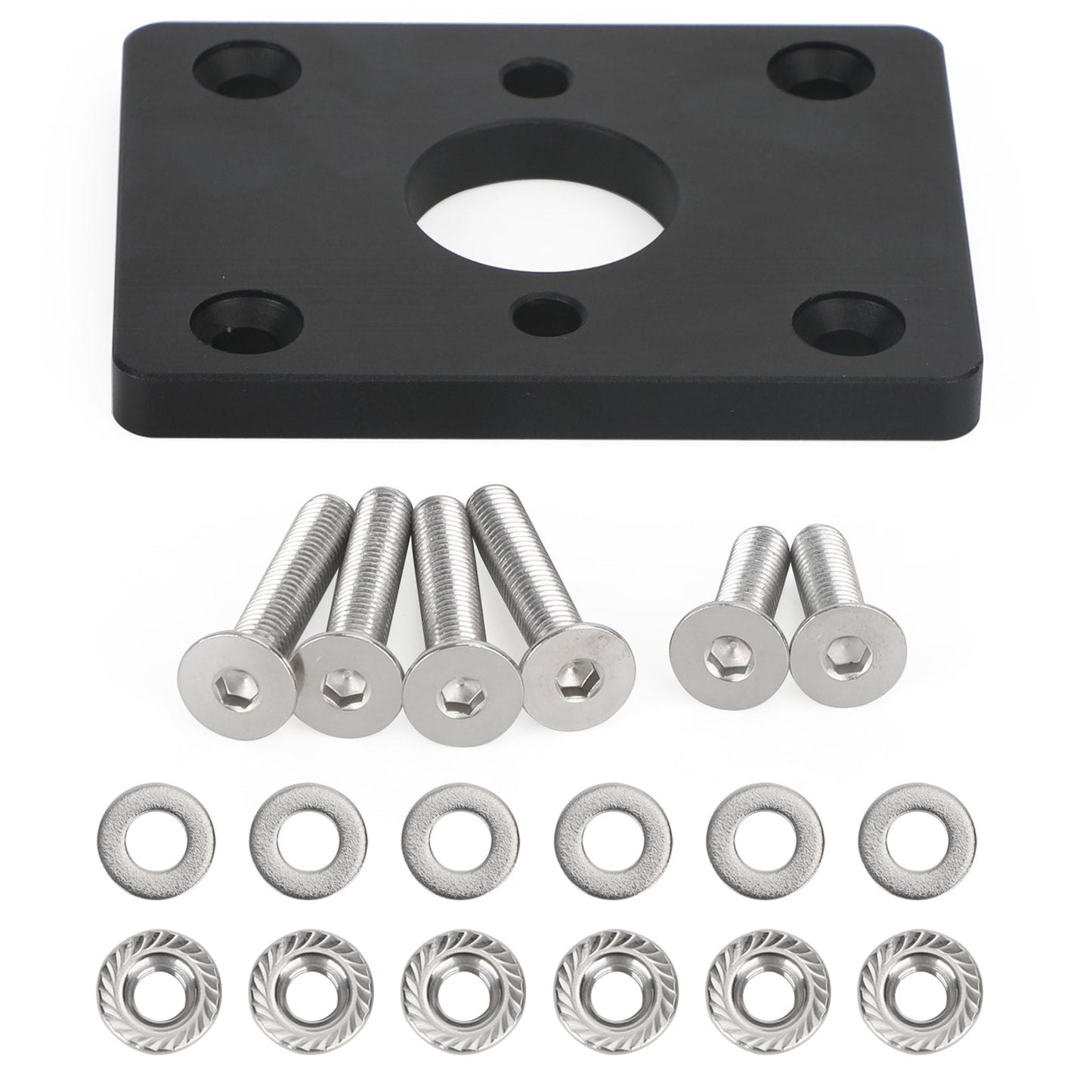 Black Brake Booster Eliminator Elimina piastra adattatore per Honda Civic Integra generico