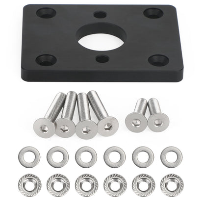 Black Brake Booster Eliminator Elimina piastra adattatore per Honda Civic Integra generico