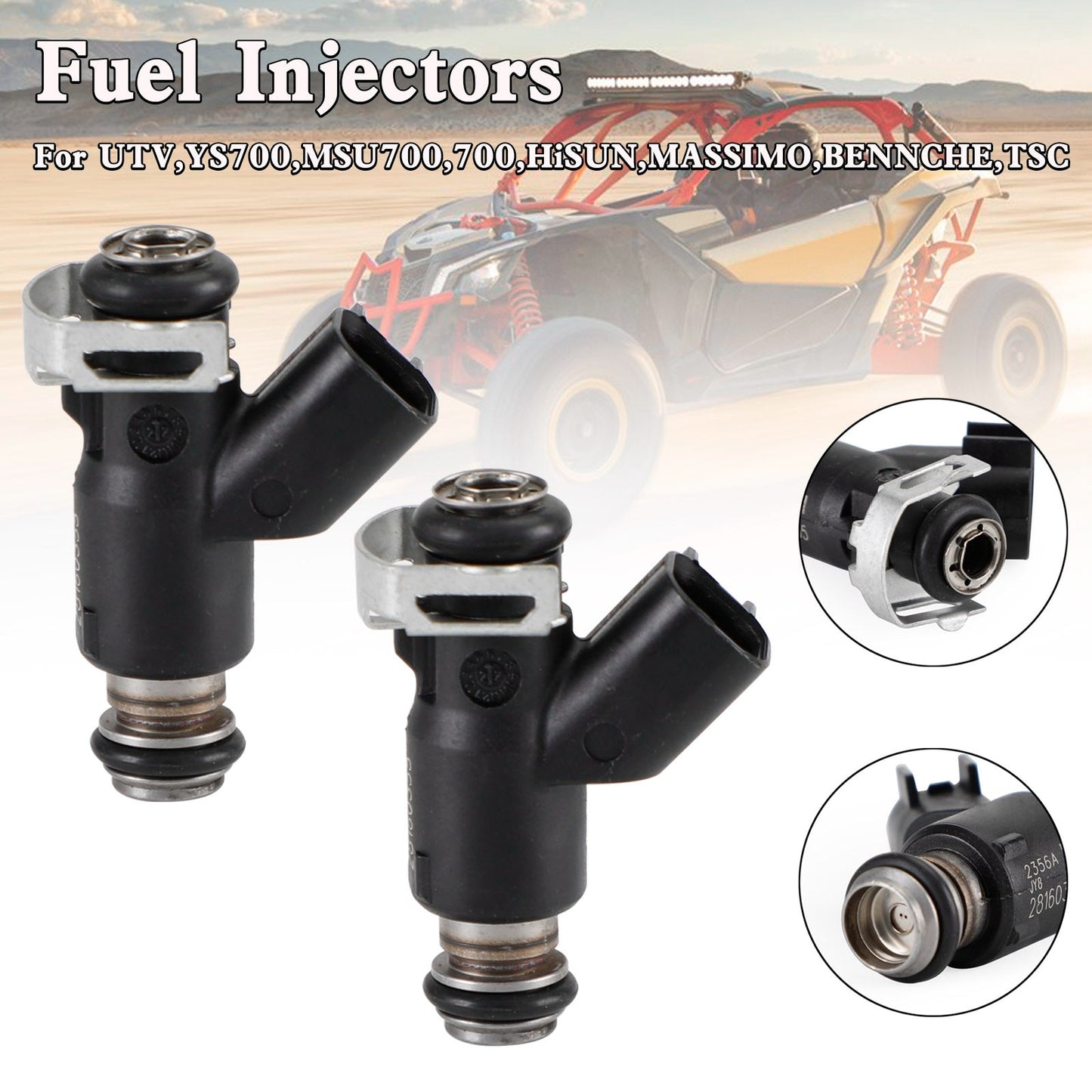 HiSun EFI 700 ATV UTV  25377439 Iniettore carburante 2 PZ