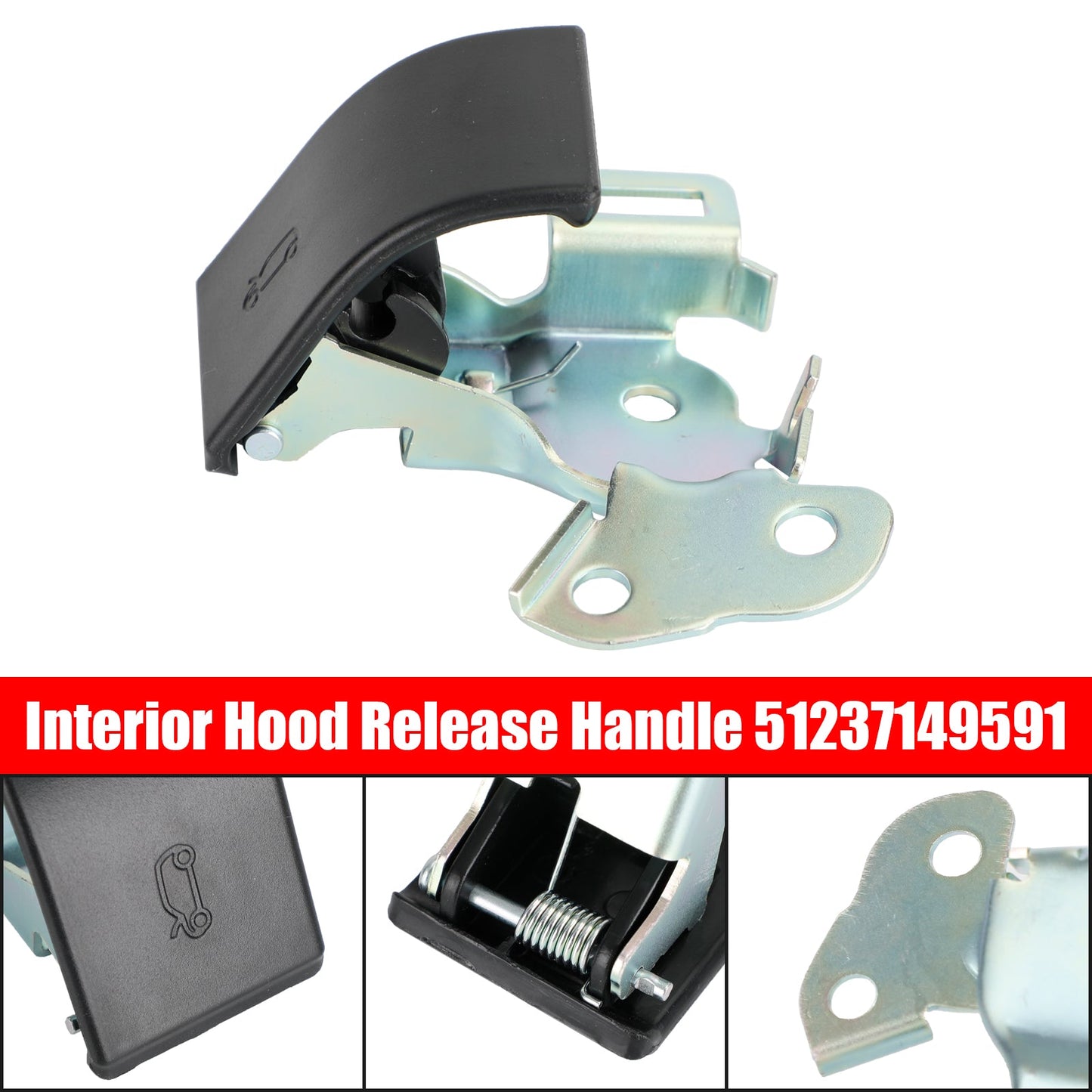 Leva della maniglia di rilascio del cofano 51237149591 per BMW Mini Cooper Countryman Paceman