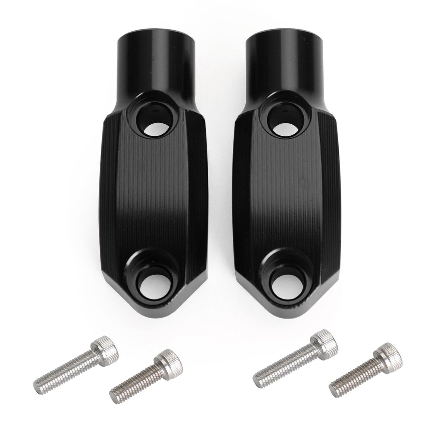 Alluminio CNC 7/8" 22mm Morsetto pompa freno anteriore 10mm Adattatore per montaggio specchio Generico