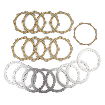 Kit frizione in acciaio e dischi di attrito adatti per Honda VFR400 VF500 Suzuki GSX400 Generico