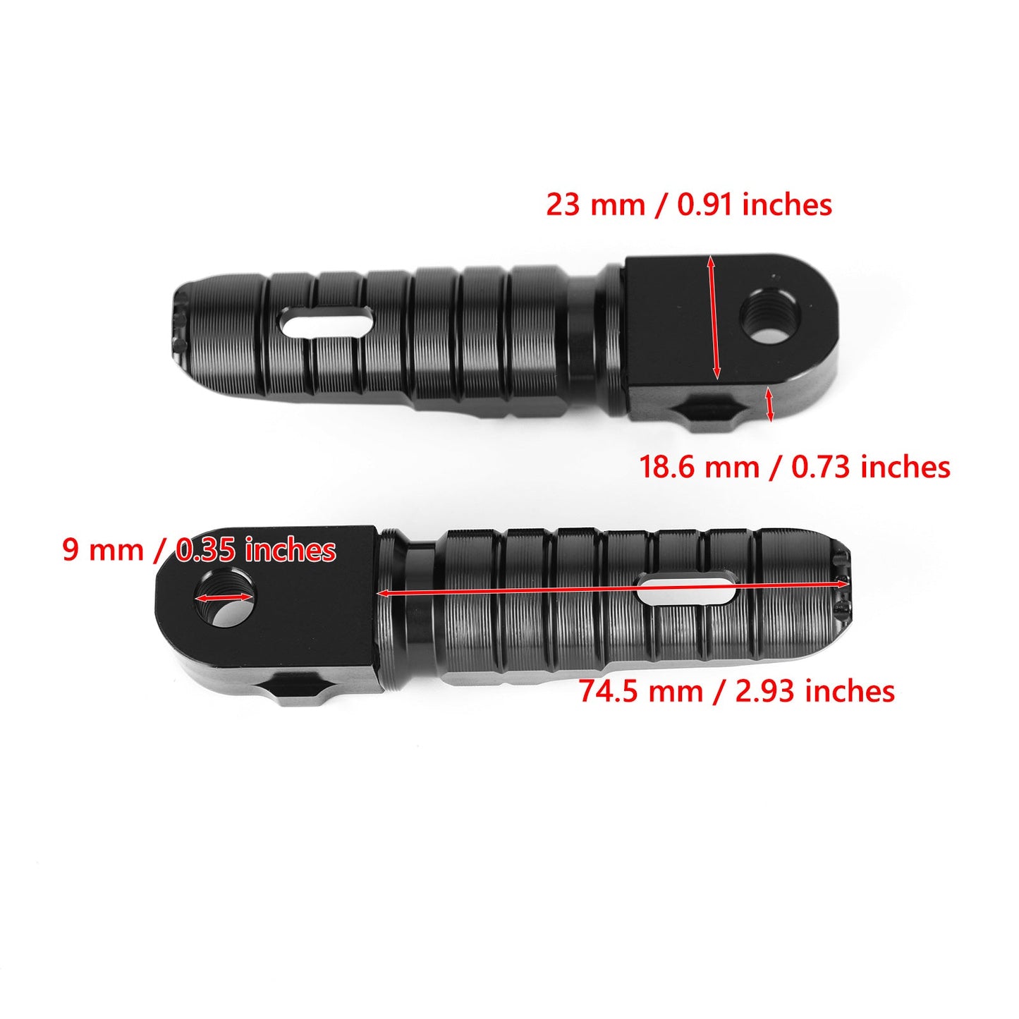 Pedane Poggiapiedi Posteriori Pedane per PEUGEO Speedfight 4 50 125 150 tutto l'anno Generic