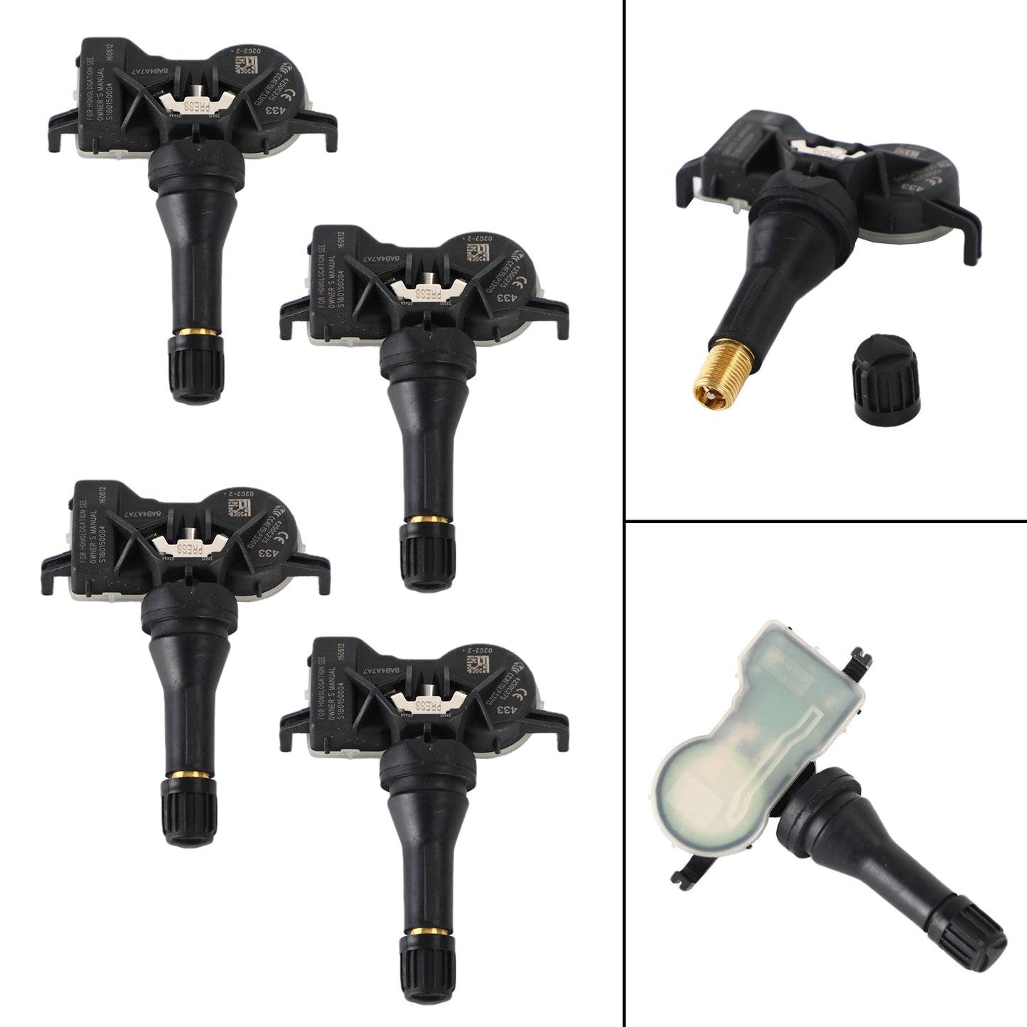 4 sensori di pressione pneumatici TPMS 4250C275 per Mitsubishi Attrage Mirage Pajero generico