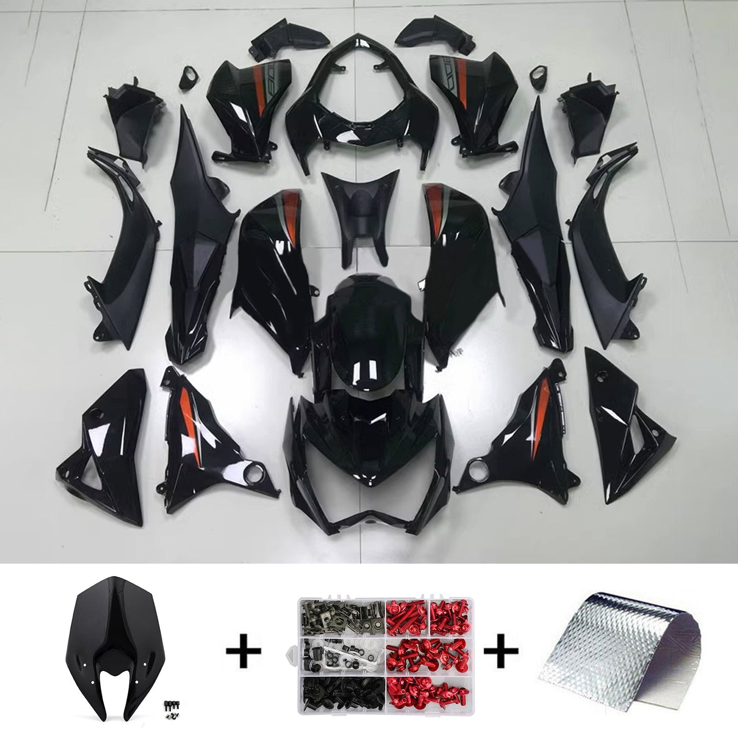 Amotopart Kawasaki Z800 2013-2018 Kit carena Carrozzeria Plastica ABS